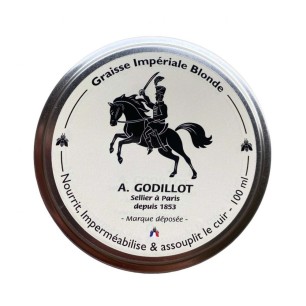 Graisse Impériale A.Godillot blonde, 100ml (idéal cuir rangers)
