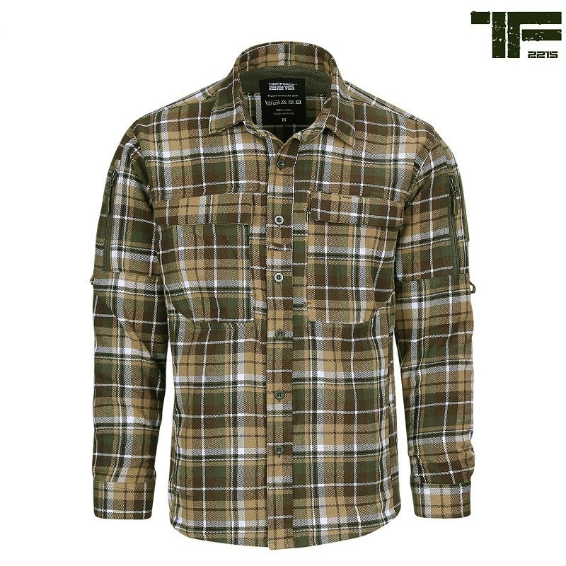 Chemise à carreaux Contractor, TF-2215 Chemise à carreaux Contractor, TF-2215