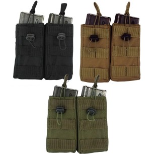 Porte-chargeurs double 5.56 (syst. à élastique - HK416, FAMAS, ok)