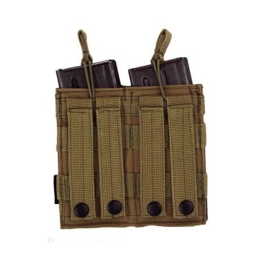Porte-chargeurs double 5.56 (syst. à élastique - HK416, FAMAS, ok)