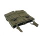 Porte-chargeurs double 5.56 (syst. à élastique) Porte-chargeurs double 5.56 (syst. à élastique)